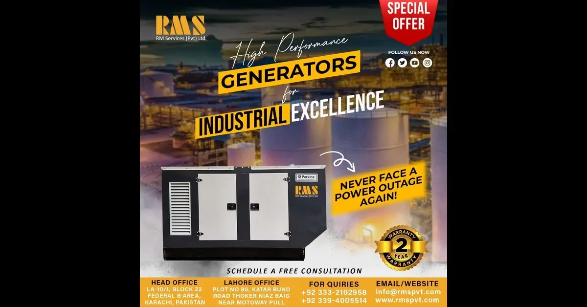 top generators in pakistan